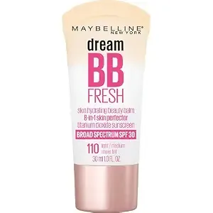 Maybelline Dream Fresh Skin Hydrating Bb Cream, 8-In-1 Skin Perfecting Beauty Balm With Broad Spectrum Spf 30, Sheer Tint Coverage, Oil-Free, Light/Medium, 1 Fl Oz