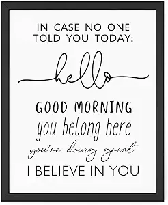 Classroom Signs For Teachers, Inspirational Teacher Decor For Classroom Wall Art Print, High School Teacher Supplies, Middle School Classroom Decorations, Back To School Decor (I Believe, 8x10, Unframed)