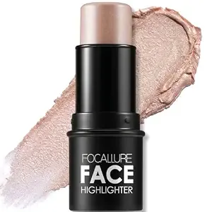 Focallure Highlighter Stick, Non-Greasy Long-Lasting Glow, Buildable Color
