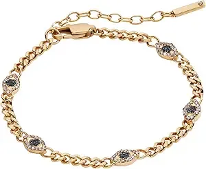 Alex And Ani Evil Eye Bracelets - Sapphire & Crystal Stones, Nickel-Free, Radiant Evil Eye Jewelry For Women