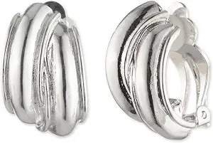 Anne Klein Women'S Small Hoop Earrings, Layered Statement Fashion Jewelry For Everyday And Evening Wear