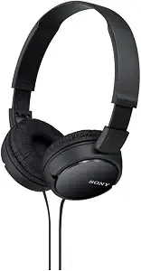 Sony Zx Series Wired On-Ear Headphones, Black Mdr-zx110