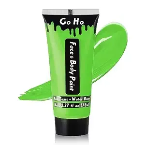 Go Ho Light Green Face Body Paint Washable For Halloween Makeup(2.37oz)