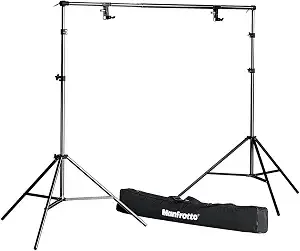 Manfrotto 1314b Background Support Set With Bag And Spring,Black