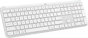 Logitech Signature Slim k950 Wireless Keyboard, Sleek Design, Switch Typing Between Devices, Quiet Typing, Bluetooth, Multi-Os, Windows, Mac, Chrome - Off White (Renewed)