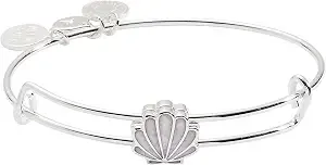 Alex And Ani Mother Of Pearl Scallop Shell Slider Bangle