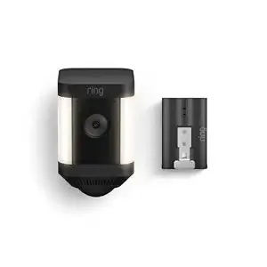 Ring Spotlight Cam Plus, Battery With Extra Quick Release Battery