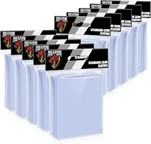 1000ct Card Sleeves For Trading Cards, Penny Soft Sleeves Clear Card Sleeve