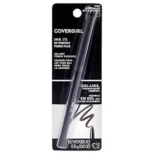 Covergirl Ink It By Perfect Point Plus Waterproof Eyeliner, 1 Pencil, 0.21 Fl Oz, Long Lasting, Smudging Eyeliner
