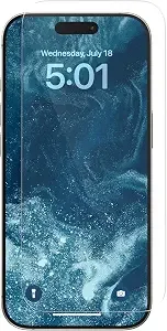 Nomad Screen Protector For Iphone 16 Pro, Screen Protector Made Of Aluminium Silica Glass, Self-Adhesive, Scratch-Resistant And Oleophobic Transparency Compatible With Faceid