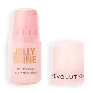 Revolution Jelly Shine Shadow & Highlight Stick For Eyes, Ethereal Pink