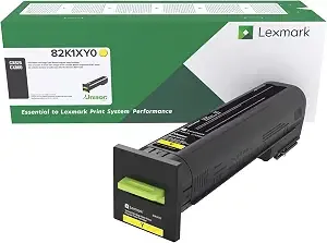 Lexmark 82k1xy0 cx825, cx860 Yellow Extra High Yield Return Program Cartridge Toner