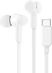 Belkin Usb-C Wired Earbuds, Adjustable Volume Limiter, ipx5
