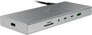 Razer Usb 4 Dock, 14 Ports, Windows & Mac Compatible, White