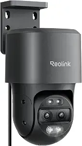 Reolink Trackmix Poe Grey Dual-Lens Ptz Security Camera 6x Hybrid Zoom