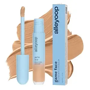 Alleyoop Game Face Second-Skin Concealer, Crease-Proof Under Eye, Mvp