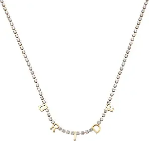 Bride Tennis Necklace With Crystals By Alex And Ani