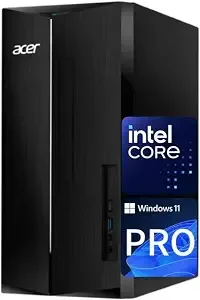 Acer Aspire Business Desktop - 16gb ddr5 Ram, 1tb Storage(512gb Ssd & 500gb Hdd) - Intel 4-Core i3 (Beat i5-12400t) - wifi6+bluetooth5.1 - Keyboard+Mouse - Windows 11 Pro