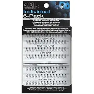 Ardell Knot-Free Individual Lashes Lash Clusters Short Black, 6 Pack