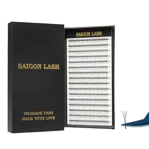 3d Promade Fans Laser Tech Lash Extensions Black-0.1-C-10
