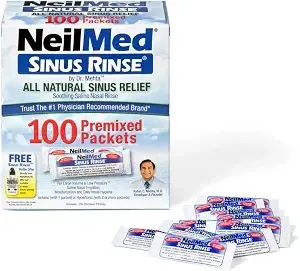 Neilmed Sinus Rinse All Natural Relief Premixed Refill Packets 100 Count (Pack Of 1)