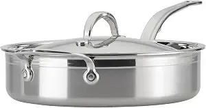 Probond Forged 3.5-Quart Professional Clad Stainless Steel Sauté Pan With Lid