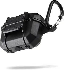 Pelican Marine Series - Airpods Pro 2nd/1st Case With Carabiner Clip- Black