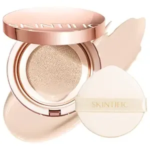 Skintific Full Coverage Cushion Foundation #22n Shell Beige