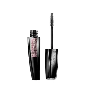Rimmel Wonder'Bond, 002 Black Brown, Bonding Serum Mascara, Volumizing Mascara, Instantly Revitalized Lashes, With Biotin Bonding Complex, Smudge Proof, No Clumps, 0.39oz