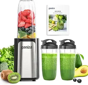 Ganiza Smoothie Blender, 14pcs Portable Personal Blender Shakes & Smoothies
