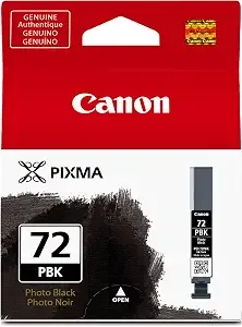 Canon Pgi-72 Genuine Photo Black Ink Tank, Compatible With Pixma Pro-10 Printers