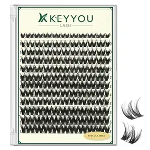 Keyyou ky01 Natural Lash Clusters Lash Extension D Curl