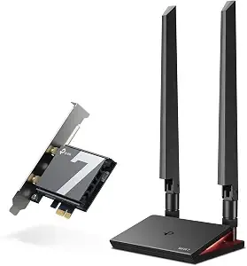 Tp-Link Wifi 7 be9300 Pcie Wifi Card For Desktop Pc - Tri-Band Network Card