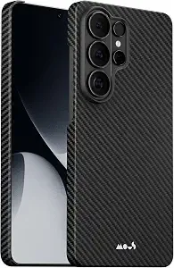 Mous For Samsung Galaxy s26 Ultra Case, Super Thin Aramid Fibre Case, Black