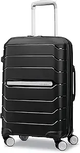 Samsonite Freeform Hardside Carry-On Luggage With Spinner Wheels - Hardshell Suitcase - Tsa, Airline-Approved - Expandable Hard Shell, Smooth Rolling Wheels For Lightweight Travel – Black