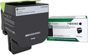 Lexmark 71b1hk0 cs417dn cx417de cs517de cx517de Black High Yield Return Program Cartridge Toner