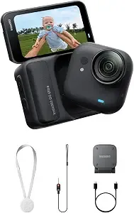 insta360 Go Ultra Black - 4k Hands-Free Vlogging Camera