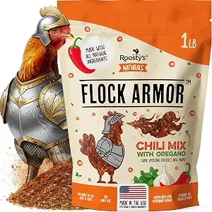 Roosty'S Naturals Flock Armor Chicken De-Wormer Chili Mix, 16oz