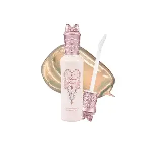 Flower Knows Midsummer Fairytales Liquid Highlighter&Eyeshadow(Multichrome),Highlighter Makeup,Pearlescent Face&Eye Illuminator,Blendable & Long-Lasting Highlighter For All Skin Tone(03 Pixie Dream)
