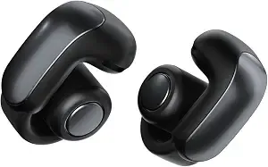 Bose Ultra Open Earbuds - Bluetooth Open Ear Earbuds With Openaudio For Awareness, Clip-On Design For Comfort, Water Resistant, Up To 48 Hrs Of Playtime, Black