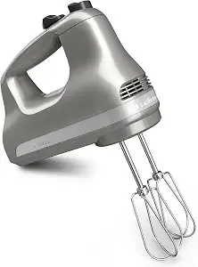 Kitchenaid 5 Ultra Power Speed Hand Mixer, khm512, Contour Silver