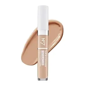 no7 Lift & Luminate Triple Action Serum Concealer, Light, 8ml