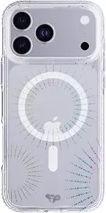 tech21 Evosparkle Case For Iphone 17 And 18 Pro Max – Lunar - Slim Protective Case - Impact Protection - Magsafe Compatible Clear
