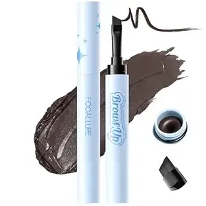 Focallure Eyebrow Pomade - Waterproof & Smudge-Proof Brow Pomade, Black
