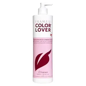 Framesi Color Lover Moisture Rich Conditioner - Hydrating Conditioner For Color Treated Hair - Sulfate Free Conditioner For Dry Hair - Moisturizing Conditioner With Quinoa + Coconut Oil (16.9 Fl Oz)