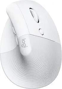 Logitech Lift For Mac Vertical Ergonomic Wireless Mouse - Off White