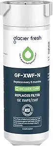 Glacier Fresh Xwfe (Built-In Chip) Refrigerator Water Filter Pack Of 1