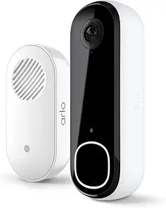 Arlo Video Doorbell 2k (2nd Gen) Wireless Or Wired - 1-Cam + Chime