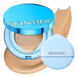 Skintific Velvet Matte Cushion Foundation For Oily Skin #04 Beige