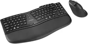 Kensington Pro Fit Ergo km675 Eq Wireless Desktop Set (k75492us)